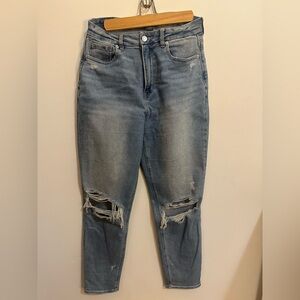 American eagle curvy 6 long mom jeans